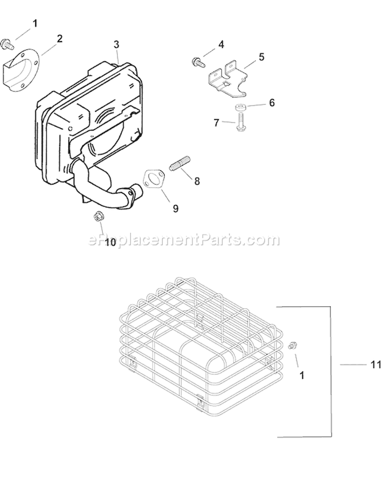 Page G Diagram and Parts List for CH13T-22532  Kohler Engine