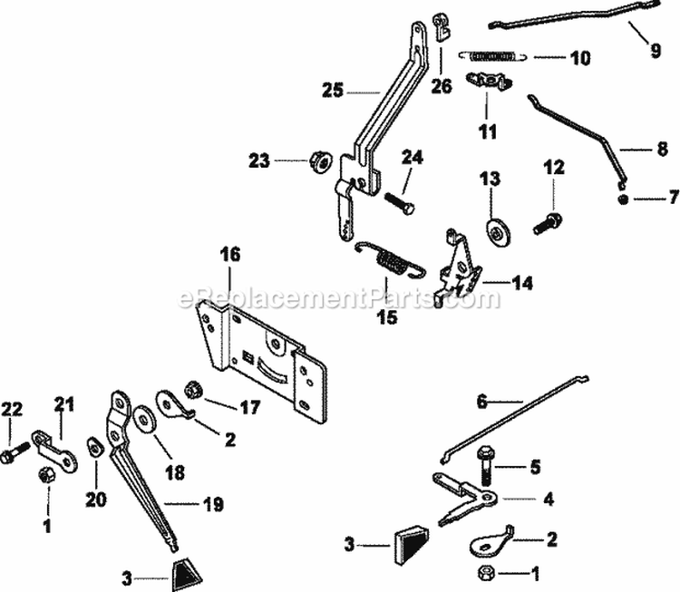 Page F Diagram and Parts List for CH14-1839  Kohler Engine