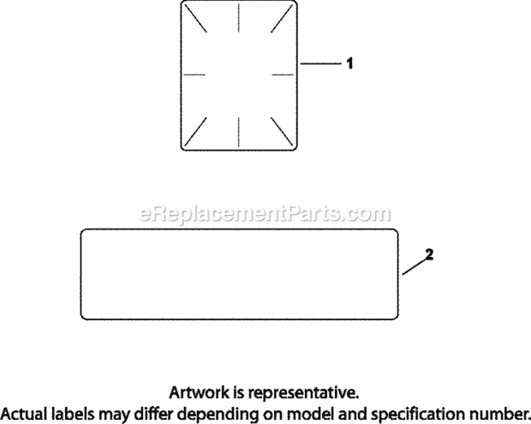 Page E Diagram and Parts List for CH14-1836  Kohler Engine