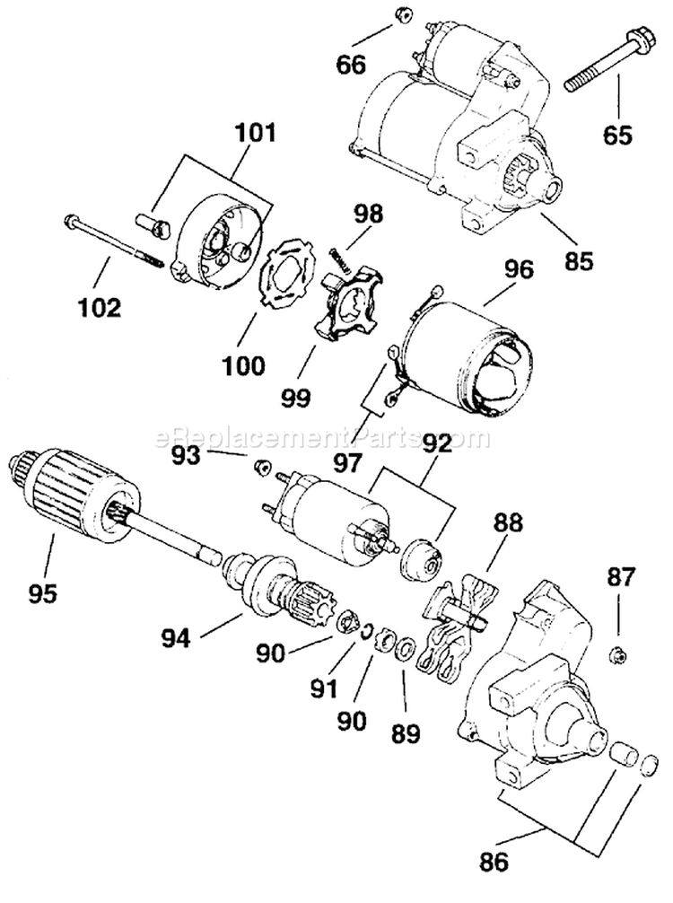 Page N Diagram and Parts List for CH14S-1826  Kohler Engine