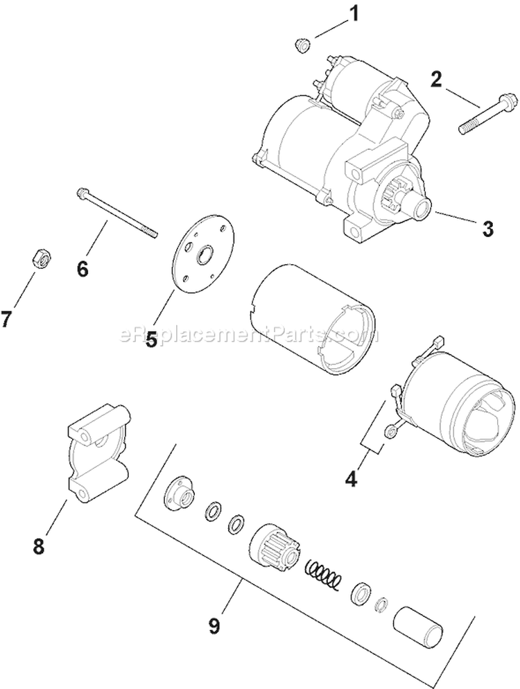 Page L Diagram and Parts List for CH14S-1837  Kohler Engine