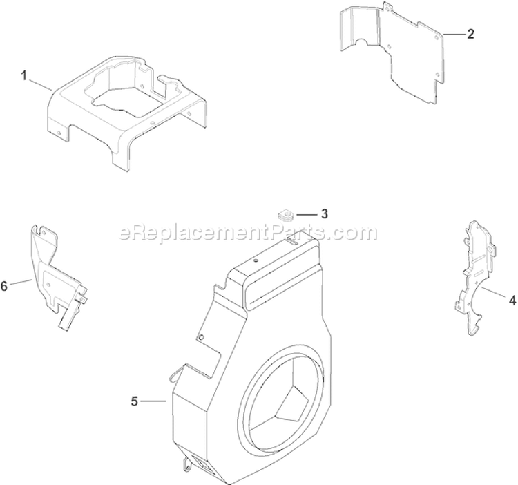 Page B Diagram and Parts List for CH14S-1837  Kohler Engine