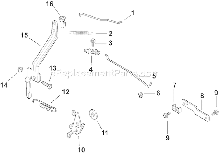 Page F Diagram and Parts List for CH14S-1837  Kohler Engine