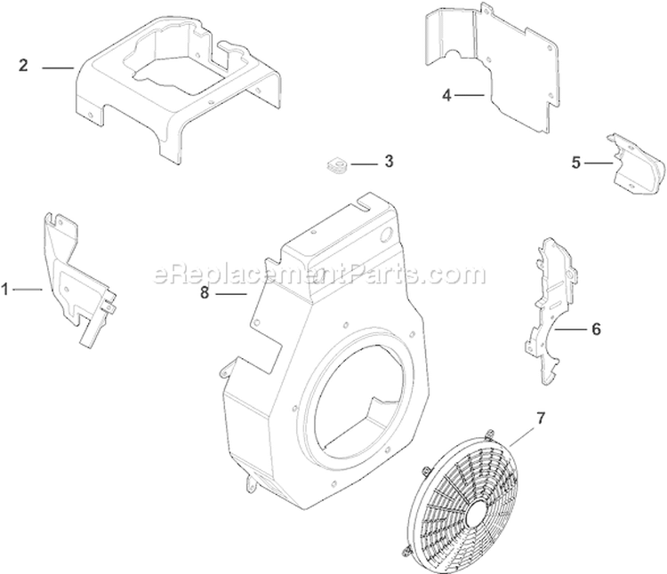 Page B Diagram and Parts List for CH11S-16136  Kohler Engine