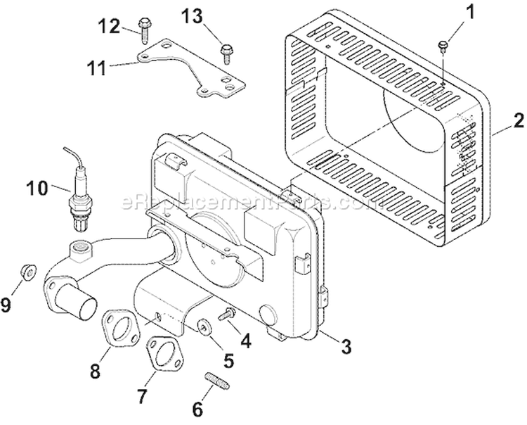 Page G Diagram and Parts List for CH11S-16136  Kohler Engine