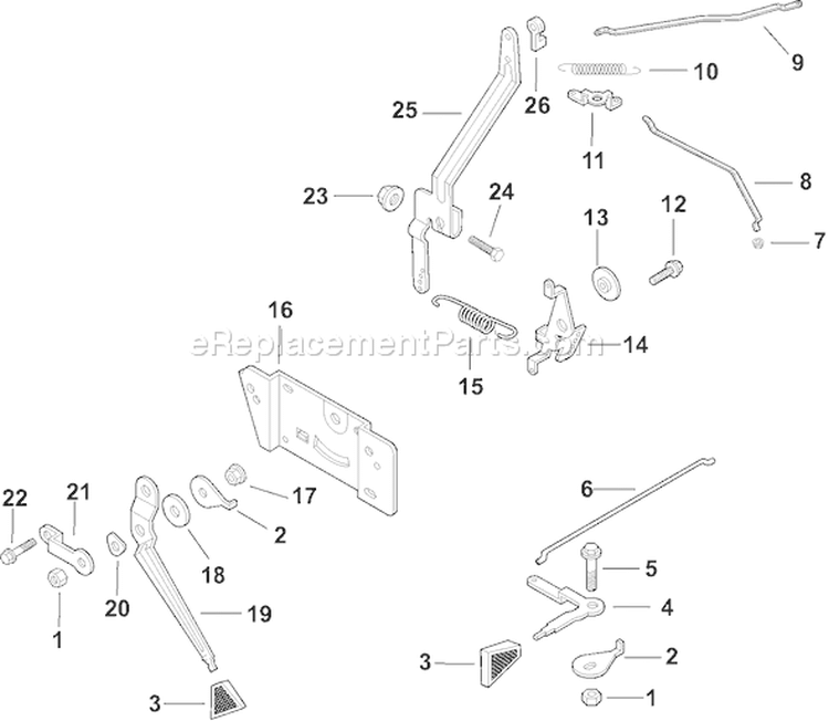 Page F Diagram and Parts List for CH14T-1839  Kohler Engine