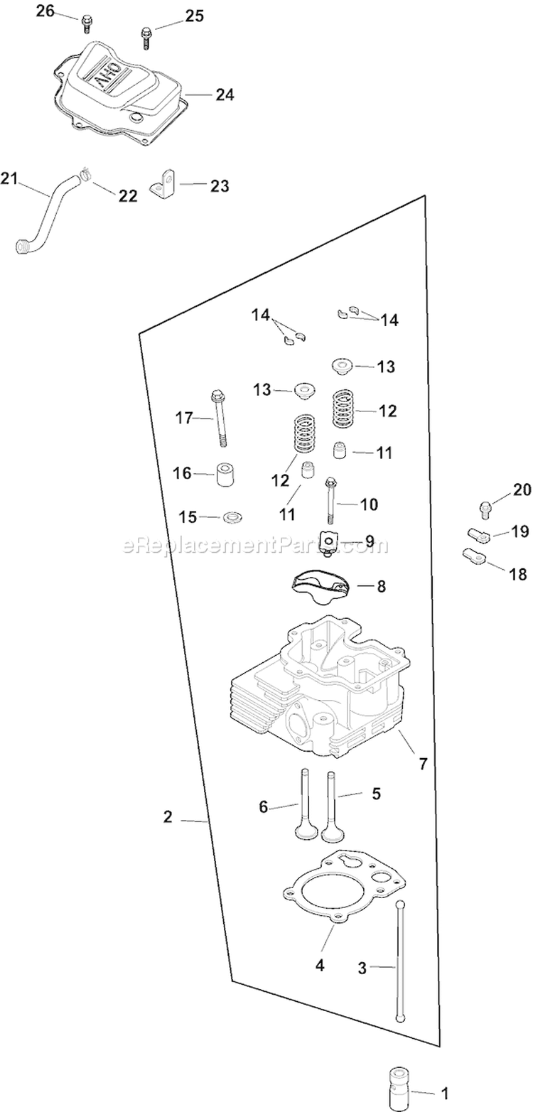 Page I Diagram and Parts List for CH13S-22534  Kohler Engine