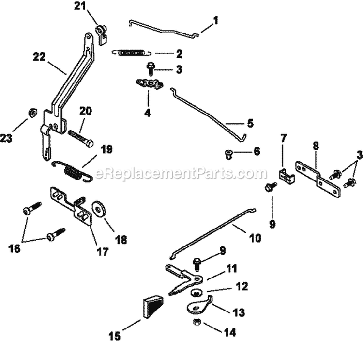 Page G Diagram and Parts List for CH15-44510  Kohler Engine