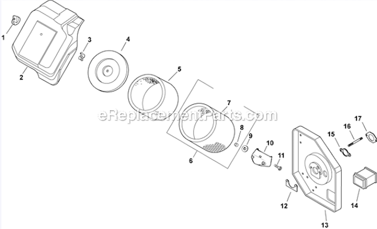 Air IntakeFiltration 10-27-25 Diagram and Parts List for CH15-44523  Kohler Engine