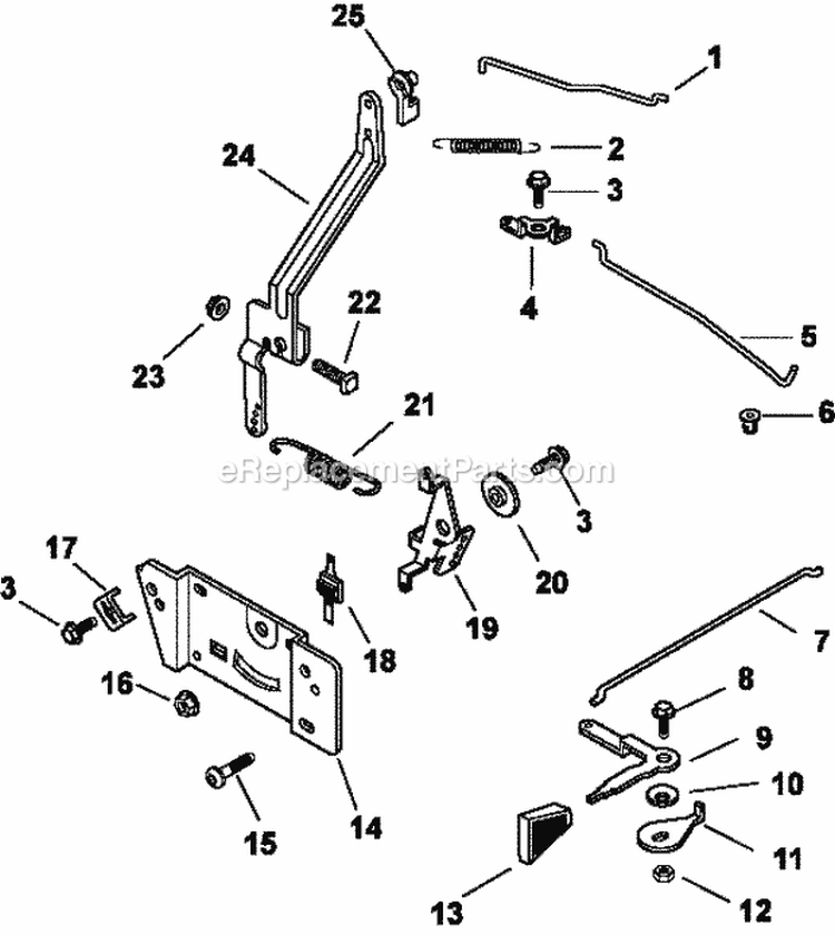 Page F Diagram and Parts List for CH15-44532  Kohler Engine