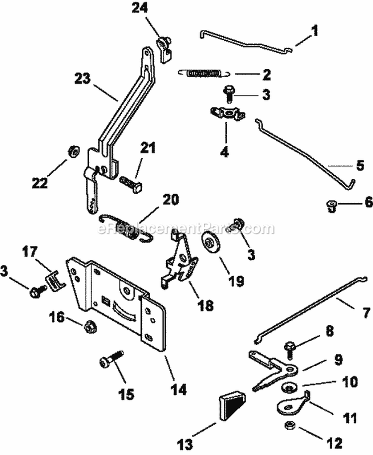 Page F Diagram and Parts List for CH15-44538  Kohler Engine