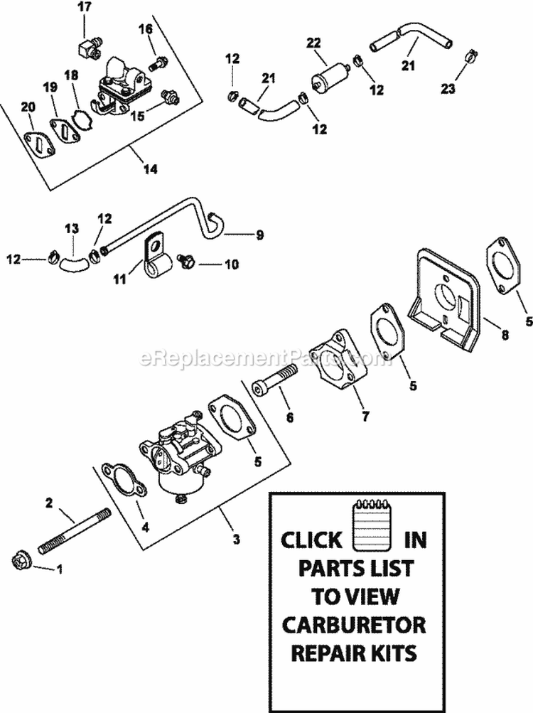 Page H Diagram and Parts List for CH15-44533  Kohler Engine