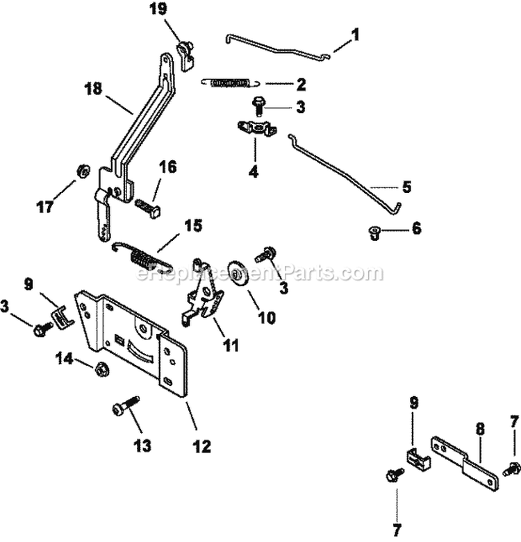 Page F Diagram and Parts List for CH15-44508  Kohler Engine