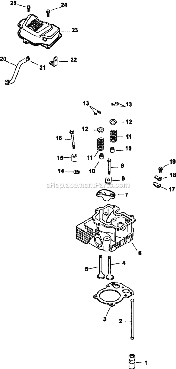 Page I Diagram and Parts List for CH13-22539  Kohler Engine