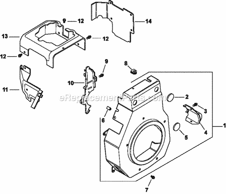 Page C Diagram and Parts List for CH15-44522  Kohler Engine