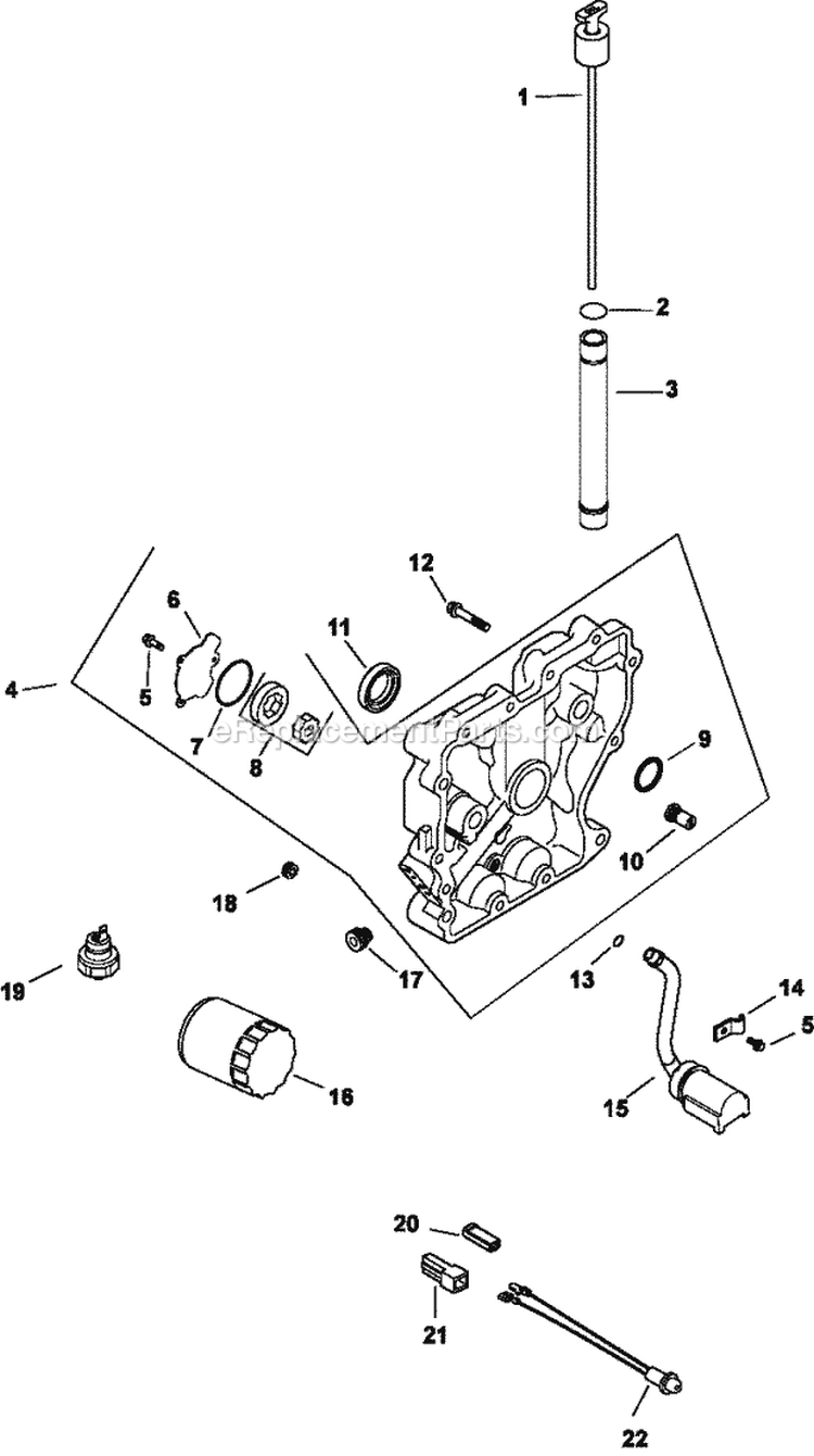 Page L Diagram and Parts List for CH11-16145  Kohler Engine