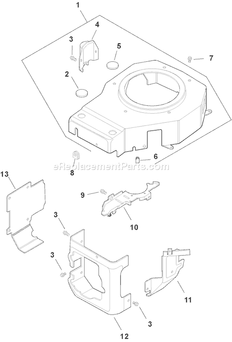 Page B Diagram and Parts List for CH15GS-44524  Kohler Engine