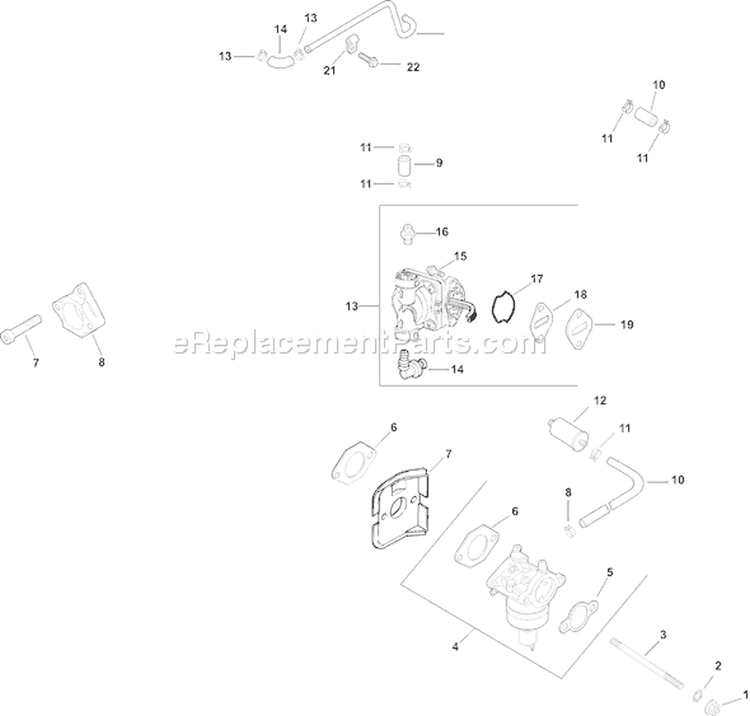 Page H Diagram and Parts List for CH15GS-44524  Kohler Engine
