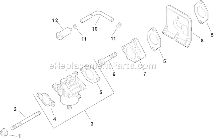 Page H Diagram and Parts List for CH15GS-44534  Kohler Engine