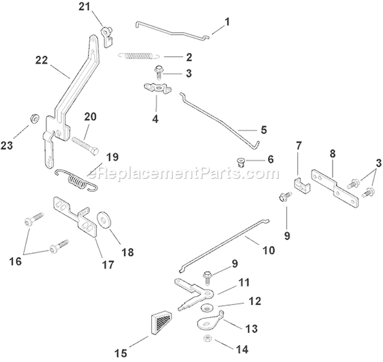 Page F Diagram and Parts List for CH15S-44510  Kohler Engine
