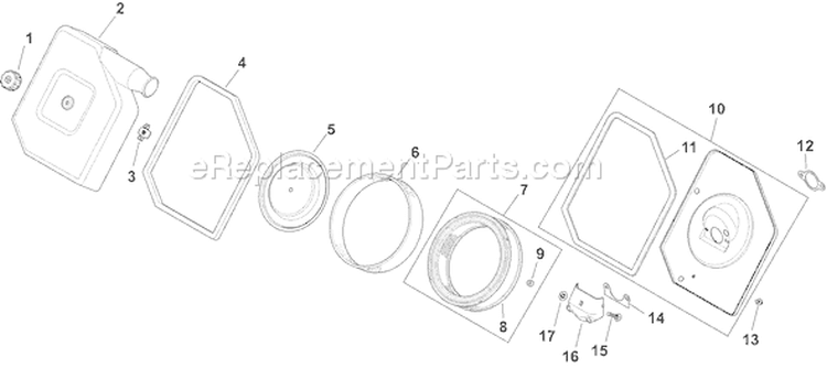 Page A Diagram and Parts List for CH15-44521  Kohler Engine