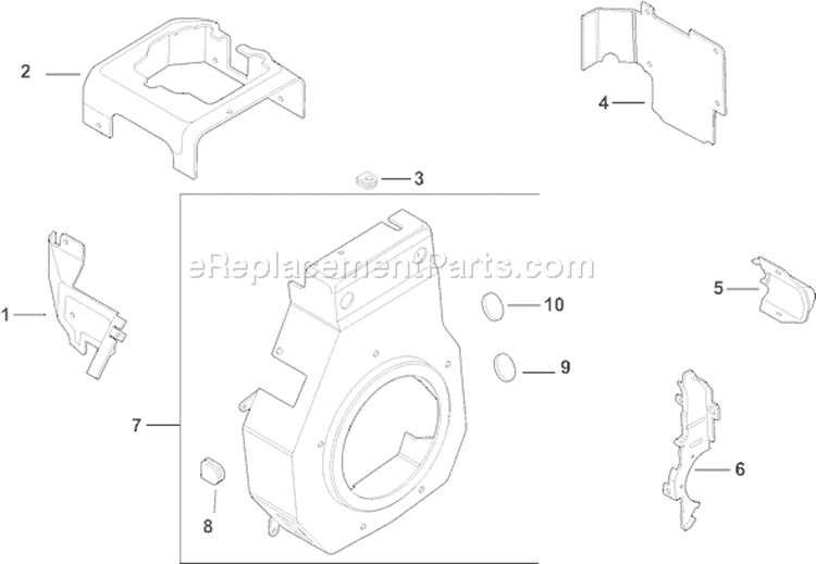 Page B Diagram and Parts List for CH14S-1828  Kohler Engine