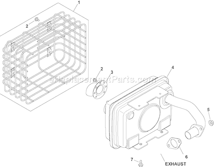 Page L Diagram and Parts List for CH15ST-44517  Kohler Engine