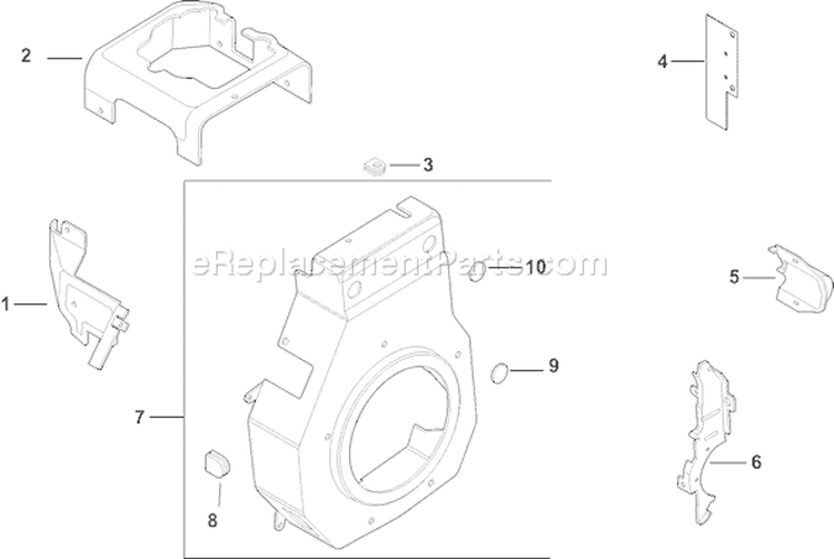 Page B Diagram and Parts List for CH15ST-44543  Kohler Engine
