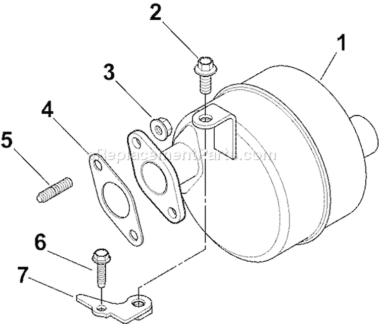 Page G Diagram and Parts List for CH15ST-44543  Kohler Engine