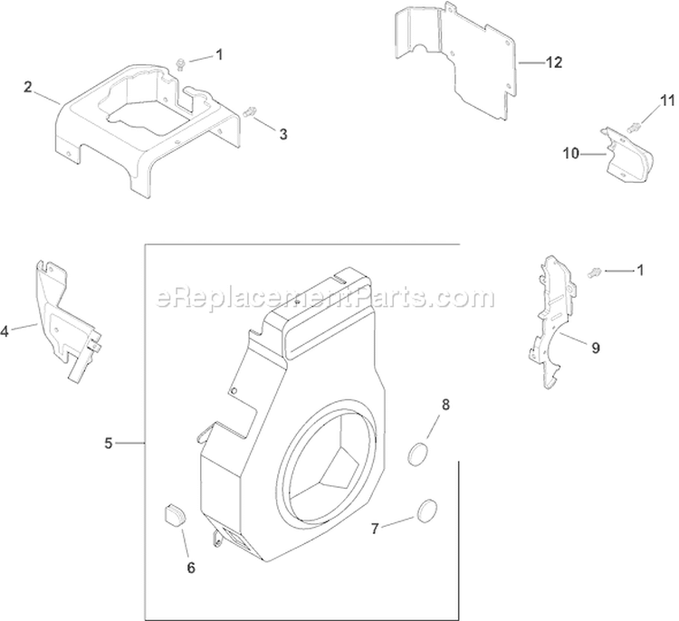 Page B Diagram and Parts List for CH11GS-16132  Kohler Engine