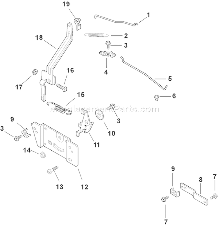 Page F Diagram and Parts List for CH13S-22534  Kohler Engine
