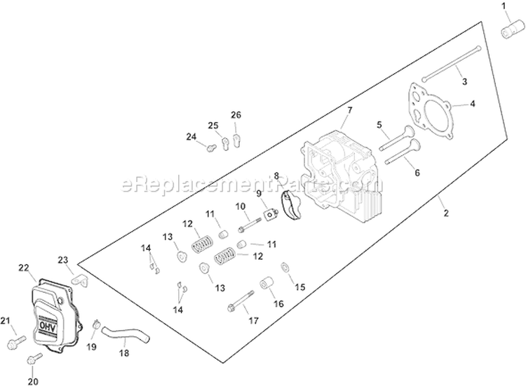 Page I Diagram and Parts List for CH15-44521  Kohler Engine