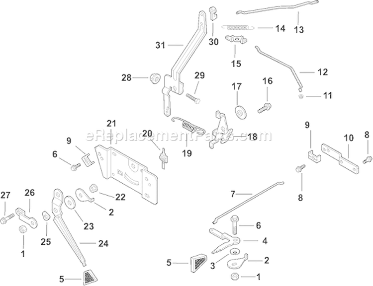Page F Diagram and Parts List for CH11-16129  Kohler Engine