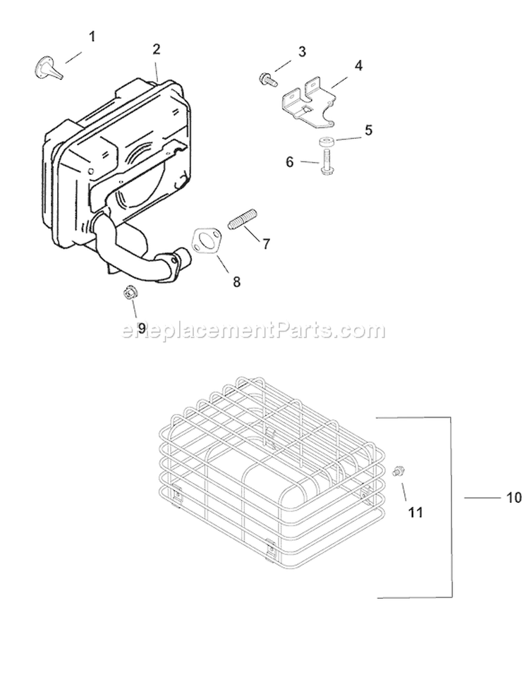 Page G Diagram and Parts List for CH15T-44512  Kohler Engine