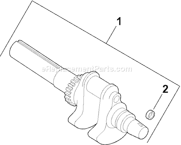 Page D Diagram and Parts List for CH11S-16136  Kohler Engine