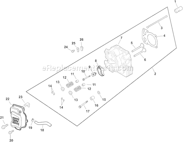 Page I Diagram and Parts List for CH13S-22517  Kohler Engine