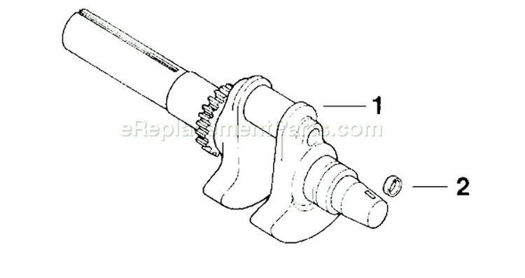 Page E Diagram and Parts List for CH18-62527  Kohler Engine