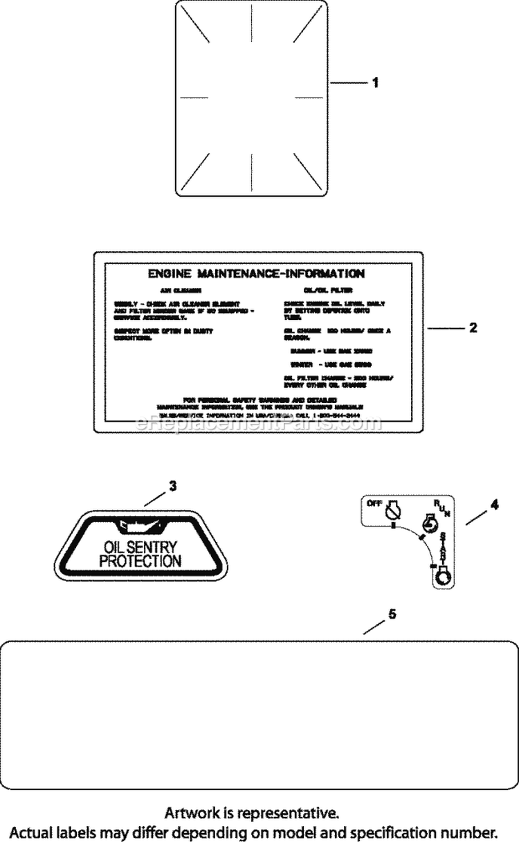 Page G Diagram and Parts List for CH18-62632  Kohler Engine