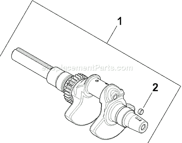 Page D Diagram and Parts List for CH18GS-62628  Kohler Engine