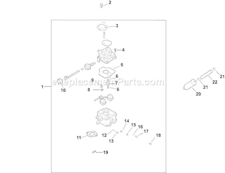 Page H Diagram and Parts List for CH18S-62613  Kohler Engine