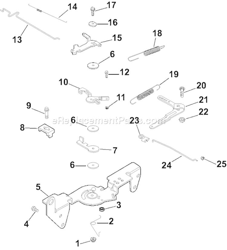 Page F Diagram and Parts List for CH18S-62626  Kohler Engine