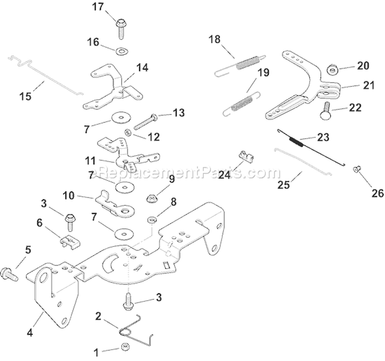 Page F Diagram and Parts List for CH18S-62635  Kohler Engine