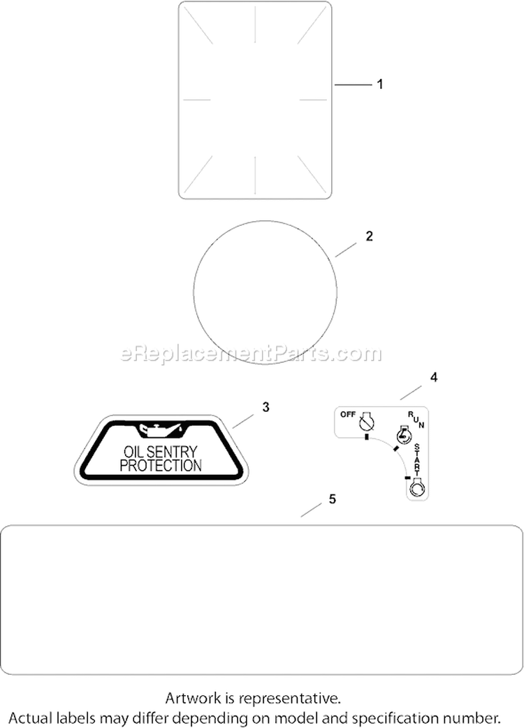 Page E Diagram and Parts List for CH18S-62636  Kohler Engine