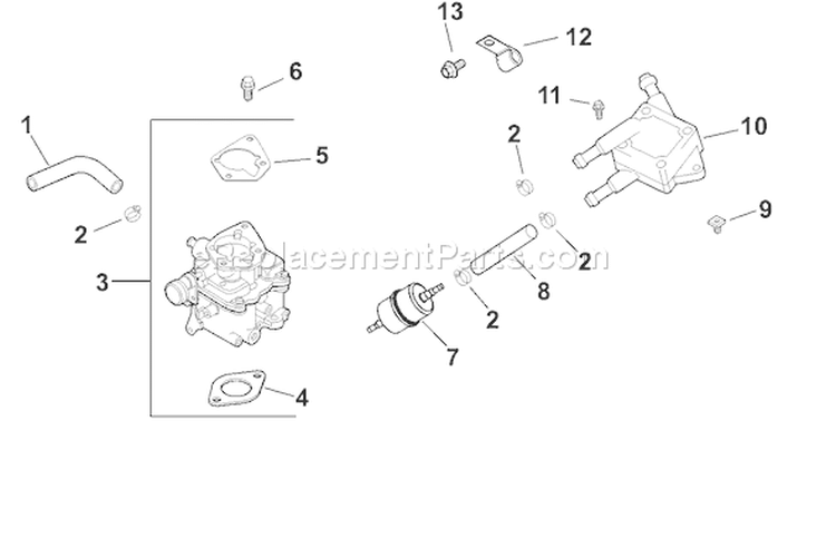 Page H Diagram and Parts List for CH18S-62638  Kohler Engine