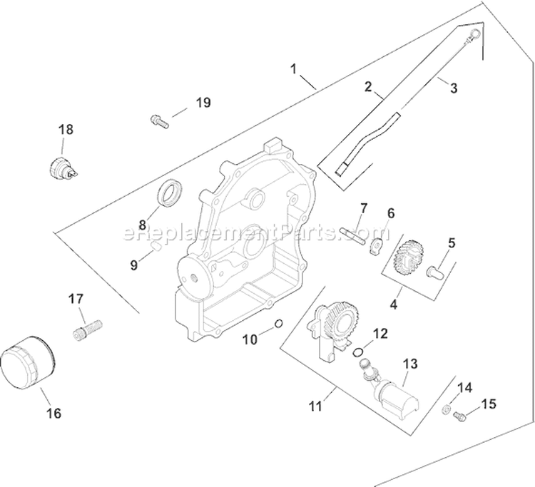Page L Diagram and Parts List for CH18S-62646  Kohler Engine