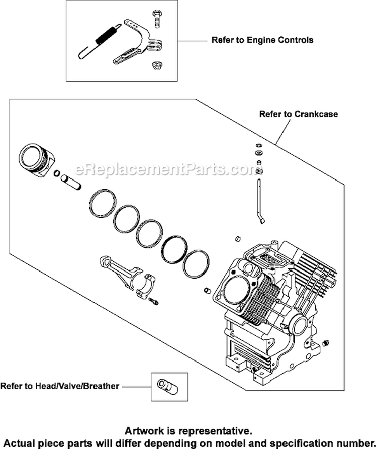 Page L Diagram and Parts List for CH20-64613  Kohler Engine