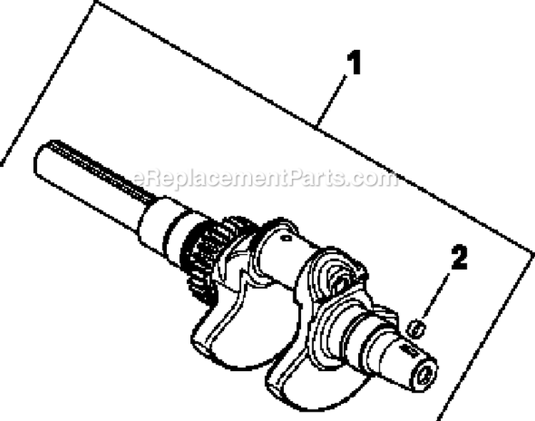 Page E Diagram and Parts List for CH20-64613  Kohler Engine