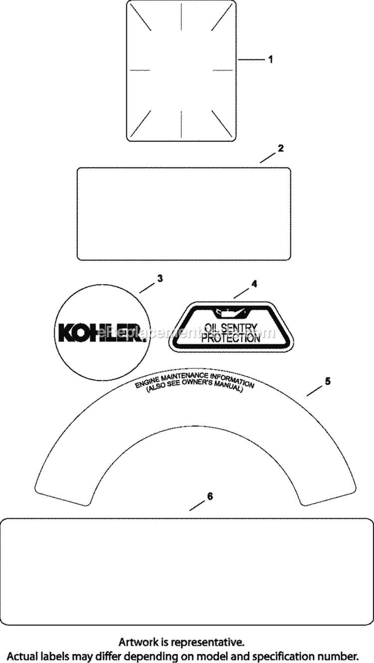 Page I Diagram and Parts List for CH20-64618  Kohler Engine