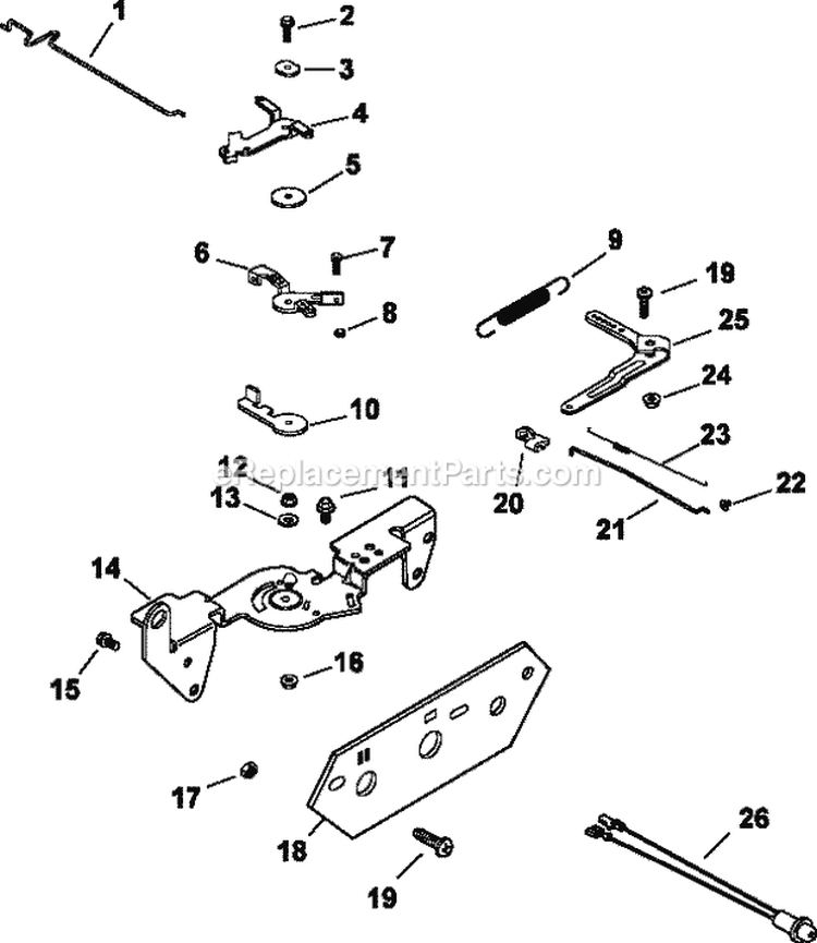 Page F Diagram and Parts List for CH20-64621  Kohler Engine