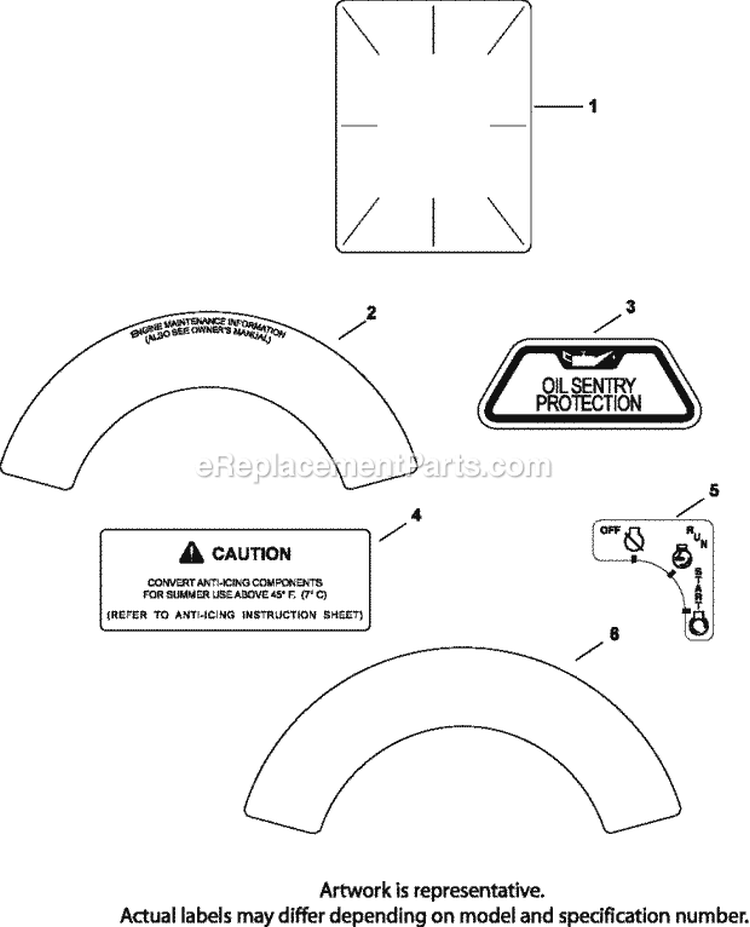 Page F Diagram and Parts List for CH20-64651  Kohler Engine